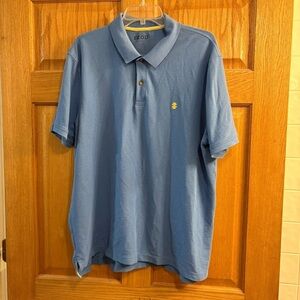 Izod Advantage Performance Natural Stretch 3-Button Polo Shirt Mens Size XXL 2XL